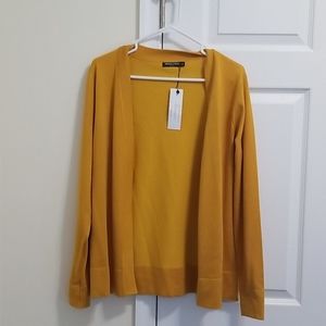 Yellow Cardigan Sweater